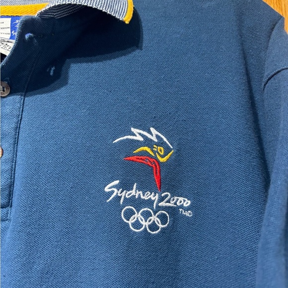 Vintage Sydney 2000 Olympics Blue Polo Shirt Men’s XL - Picture 3 of 6